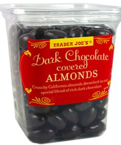 trader joe's Belgian dark chocolate almonds